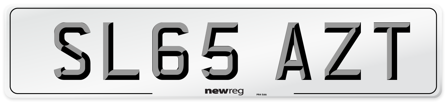 SL65 AZT Number Plate from New Reg